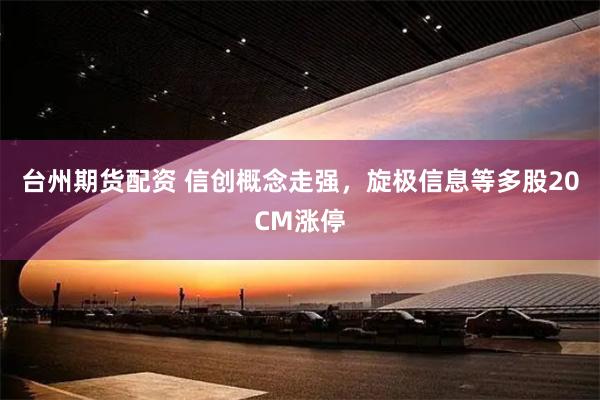 台州期货配资 信创概念走强，旋极信息等多股20CM涨停